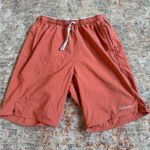 Patagonia Gray and Rust Shorts Men’s XS w/ Liner